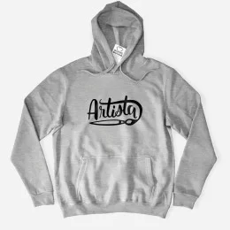 Sweatshirt com Capuz Tamanho Grande Artista