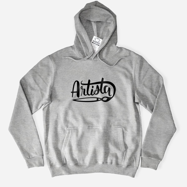 Sweatshirt com Capuz Tamanho Grande Artista