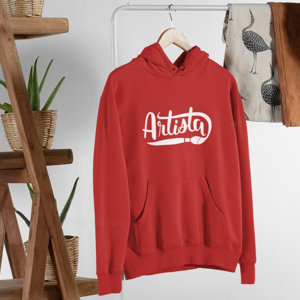 Sweatshirt com Capuz Artista