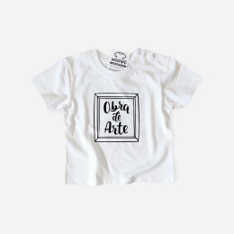 T-shirt Obra de Arte para Bebé