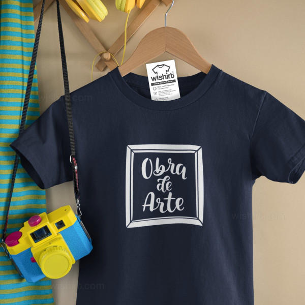 Conjunto de T-shirts Pai e Filho Artista Obra de Arte