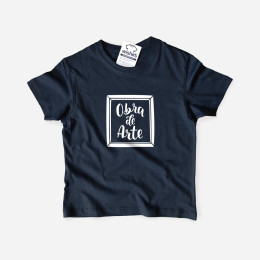 T-shirt Obra de Arte para Criança