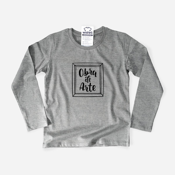 Obra de Arte Kid's Long Sleeve T-shirt