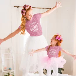 Caos e Desordem Mom and Baby Matching T-shirts - Custom Year