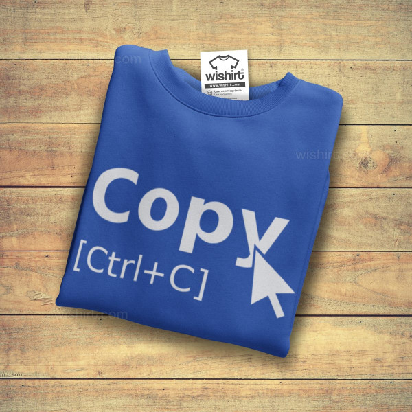 Sweatshirt Copy Ctrl+C para Criança