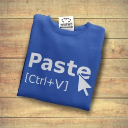 Sweatshirt Paste Ctrl+V para Criança