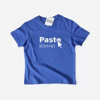 T-shirt Paste Ctrl+V para Criança