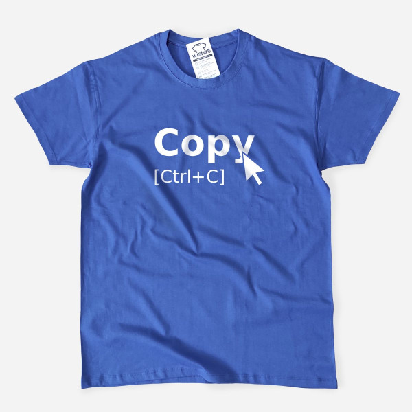 Copy Ctrl+C Large Size T-shirt