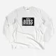 T-shirt Manga Comprida Dad is the Boss Until Mom Comes Home T-shirt Manga Comprida Dad is the Boss Until Mom Comes Home