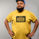 Dad is the Boss Until Mom Comes Home Large Size T-shirt