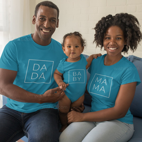 Matching T-shirt Set MAMA - BIG SIS - TINY BRO