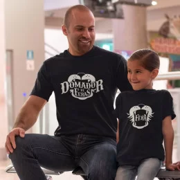 Domador de Feras Father and Son Matching T-shirt Set