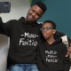 Mau Feitio Hoodie Set for Father and Son