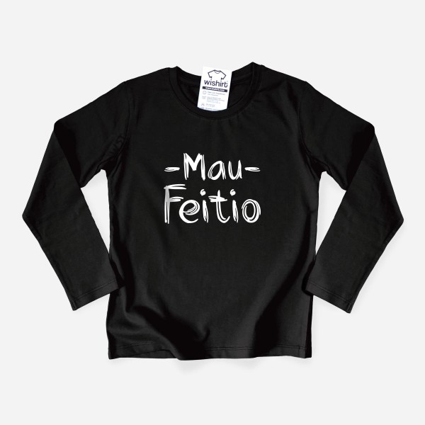 T-shirt Manga Comprida Mau Feitio para Criança