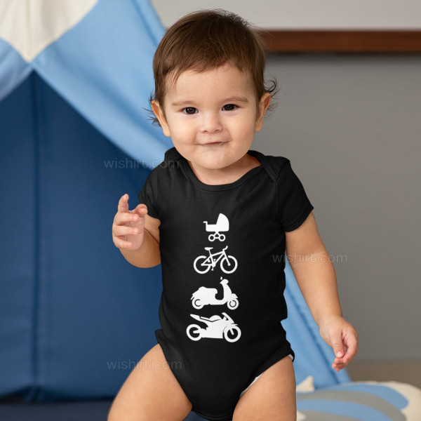 Conjunto T-shirts a Combinar Pai e Filho Mota Scooter