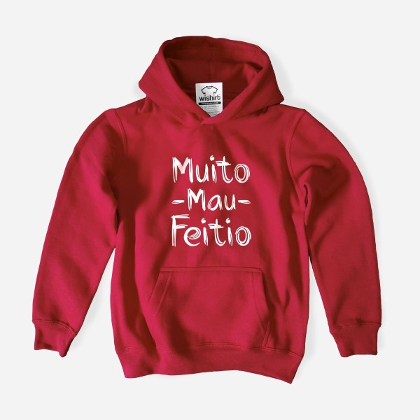 Sweatshirt com Capuz Muito Mau Feitio para Criança