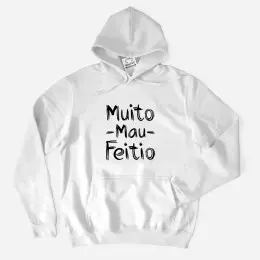 Sweatshirt com Capuz Muito Mau Feitio