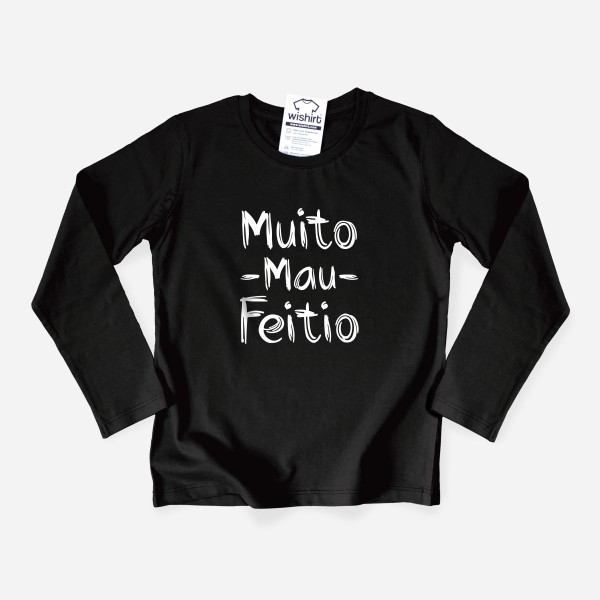 Muito Mau Feitio Kid's Long Sleeve T-shirt