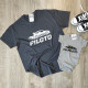 Matching Father and Son Piloto Co-piloto Carros T-shirt Set