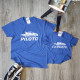 Matching Father and Son Piloto Co-piloto Carros T-shirt Set