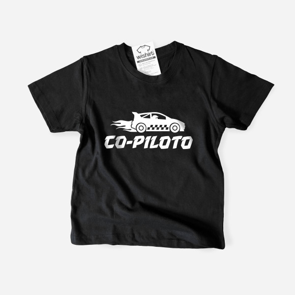 Co-Piloto de Carros Kid's T-shirt