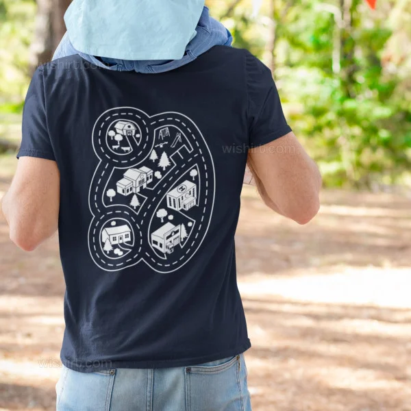 Play Track T-shirt for Dad Play Track T-shirt for Dad