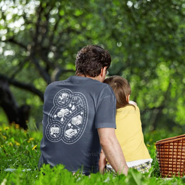 Play Track T-shirt for Dad Play Track T-shirt for Dad