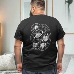 Play Track Large Size T-shirt for Dad