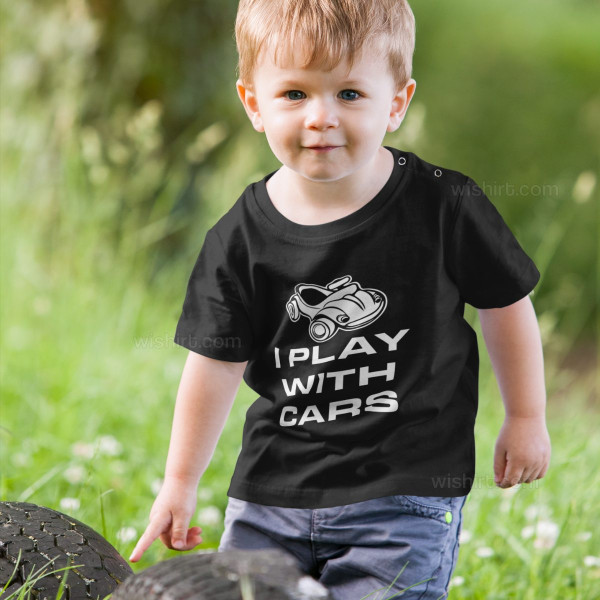 Matching Father and Son Play with Cars T-shirt Set