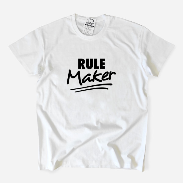 Rule Maker Large Size T-shirt