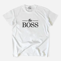 T-shirt The Boss para Homem