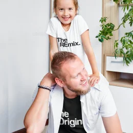 T-shirts a Condizer Pai e Filho The Original The REmix