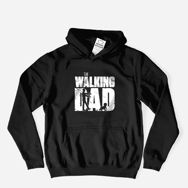 Sweatshirt com Capuz Tamanho Grande The Walking Dad V1