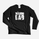 The Walking Dad V1 Large Size Long Sleeve T-shirt