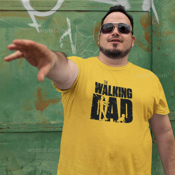 T-shirt Tamanho Grande The Walking Dad V1