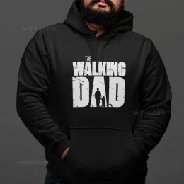 Sweatshirt com Capuz Tamanho Grande The Walking Dad V2