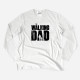 T-shirt Manga Comprida Tamanho Grande The Walking Dad V2