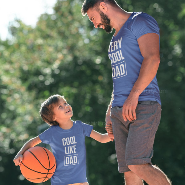 Very Cool Dad Cool Like Dad Matching T-shirts