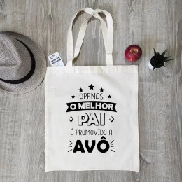 Saco de Pano Apenas o Melhor Pai é Promovido a Avô