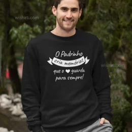 Sweatshirt O Padrinho Cria Memórias