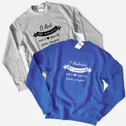 O Pai Cria Memórias Large Size Sweatshirt