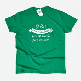 O Pai Cria Memórias Large Size T-shirt
