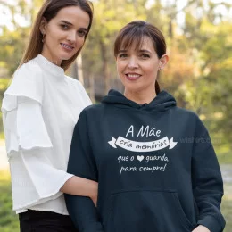 Sweatshirt com Capuz A Mãe Cria Memórias