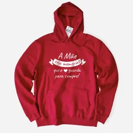 A Mãe Cria Memórias Large Size Hoodie