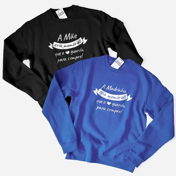 A Avó Cria Memórias Large Size Sweatshirt A Avó Cria Memórias Large Size Sweatshirt