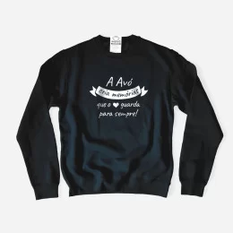 A Avó Cria Memórias Large Size Sweatshirt