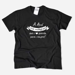 A Avó Cria Memórias Large Size T-shirt