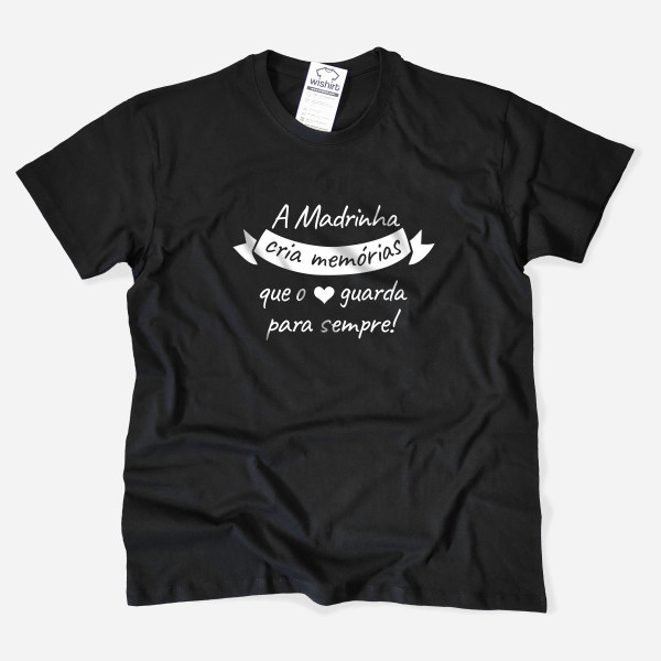 A Madrinha Cria Memórias Large Size T-shirt