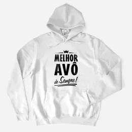 Melhor Avô de Sempre Large Size Hoodie