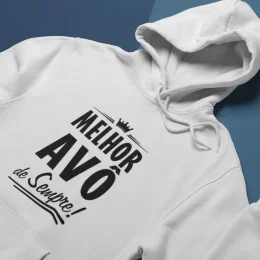 Melhor Avô de Sempre Large Size Hoodie